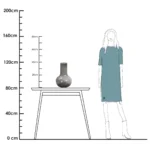 Vaas - Seim grey smoke | Vase the World - Afbeelding 5