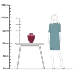 Vaas - Tugela mauve - Afbeelding 5