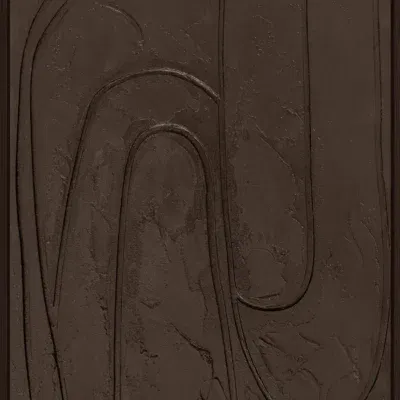 3D wanddecoratie 50x70cm bruin 1