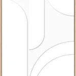 3D wanddecoratie Japandi 50x70cm wit 1