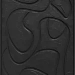 3D wanddecoratie 50x70cm zwart 2