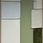 3D wanddecoratie 70x100cm 'Gewoven vlakken 3'