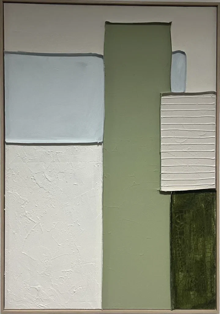 3D wanddecoratie 70x100cm 'Gewoven vlakken 3'