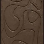 3D wanddecoratie 70x100cm bruin 2