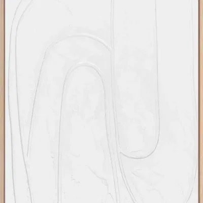 3D wanddecoratie 70x100cm wit 4