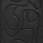 3D wanddecoratie 70x100cm zwart 2