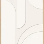 3D wanddecoratie Japandi 50x70cm creme 1