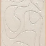 3D wanddecoratie Japandi 50x70cm creme 5