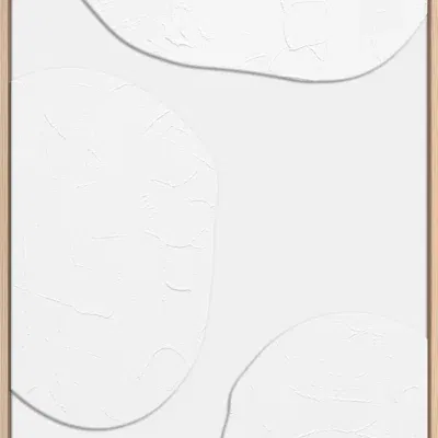 3D wanddecoratie Japandi 50x70cm wit 3