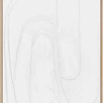 3D wanddecoratie Japandi 50x70cm wit 4