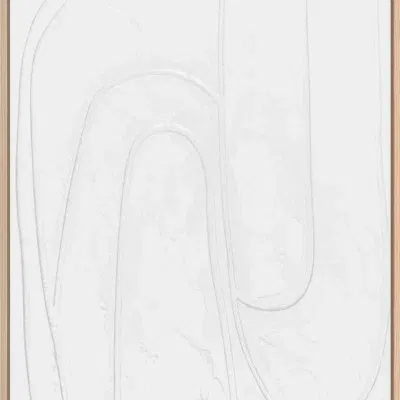 3D wanddecoratie Japandi 50x70cm wit 4