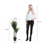 Kunstplant Yucca Groen - 120 cm - Afbeelding 2