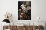 Glasschilderij 80x120cm Kaketoe.