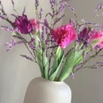 Grote kunst tulpen fuchsia roze paars