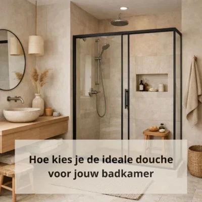Hoe kies je de ideale douche voor jouw badkamer