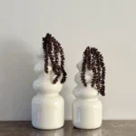Vensterbank decoratie set beige bruin