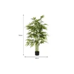 Kunstplant Bamboe Groen - 150 cm - Afbeelding 2