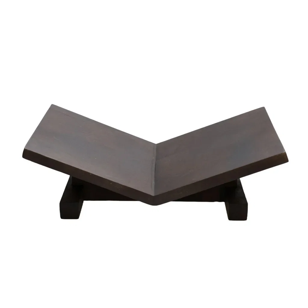 Boekenstandaard - Wiggins walnut