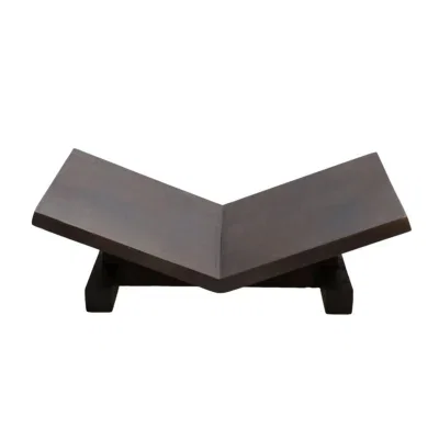 Boekenstandaard - Wiggins walnut