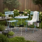 Tuin bistroset Laurence Lichtblauw