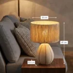 Tafellamp Denton Beige - Afbeelding 2