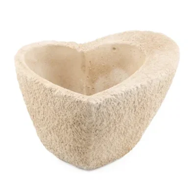 Aardewerk tray hart S - Travertin Beige schaal