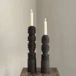 Kandelaar set - Walnoot - Mango