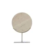 Ornament op voet 25.5x10x38.5cm MORENO zand travertin - Light & Living