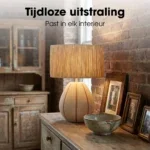 Tafellamp Denton Beige - Afbeelding 8