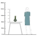 Vaas - Bolombo Elite green | Vase the World - Afbeelding 3