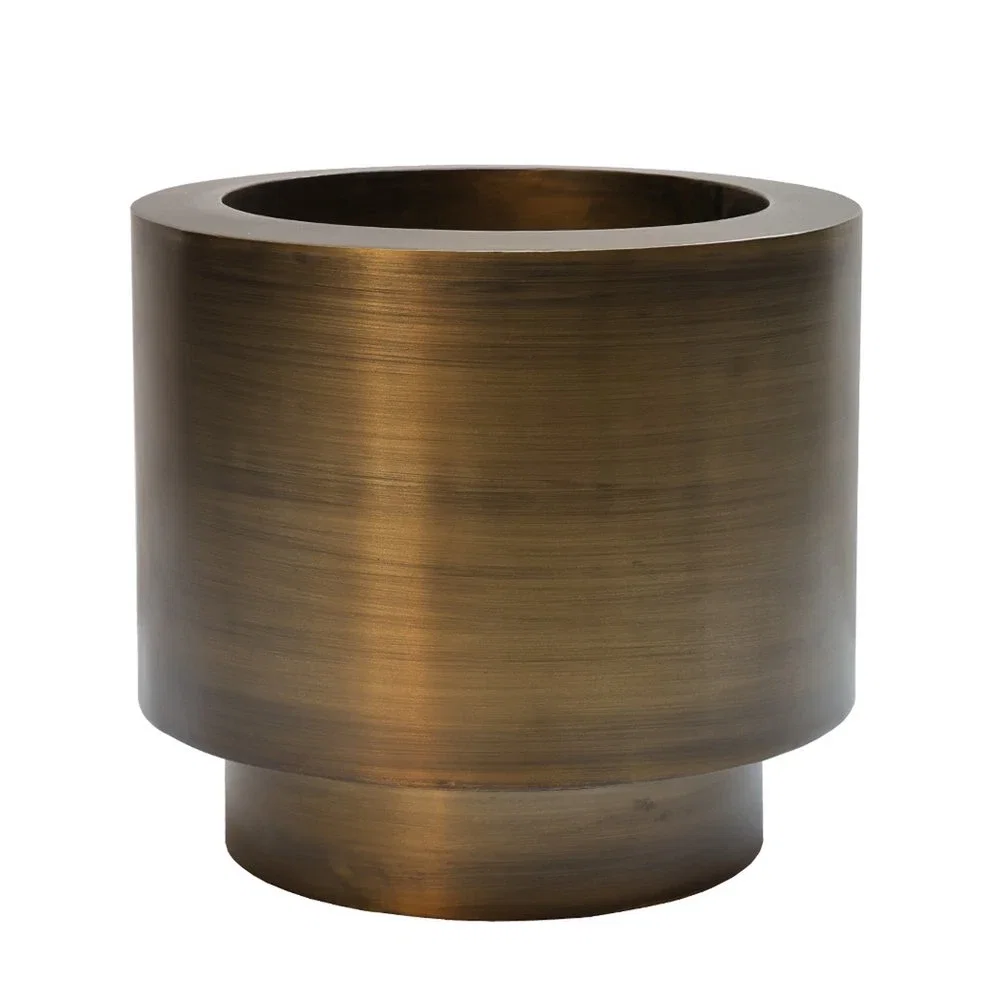 1334ab8f-e2d7-4214-8f76-163561afd330_1200x1200_fill.webp Plantenpot - Uyuni aged brass | Vase the World - Afbeelding 1