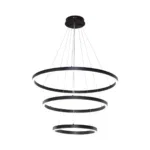 Hanglamp Neo Black | 3-Ring 40+60+80cm