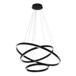 Hanglamp Neo Black | 3-Ring 40+60+80cm - Afbeelding 2