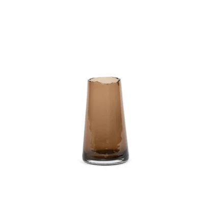 Conical vaas mokka organic rim 13,5 x 24 cm