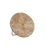 Light & Living Moreno klok Ø20 cm - marmer bruin