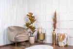 Rubberboom kunstplant - Ficus elastica met 3 stammen