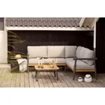 Tuin Comillas Hoeklounge set - incl. kussens antracietgrijs - Afbeelding 3
