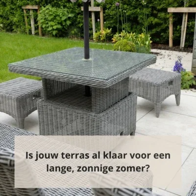 Is jouw terras al klaar voor een lange, zonnige zomer?
