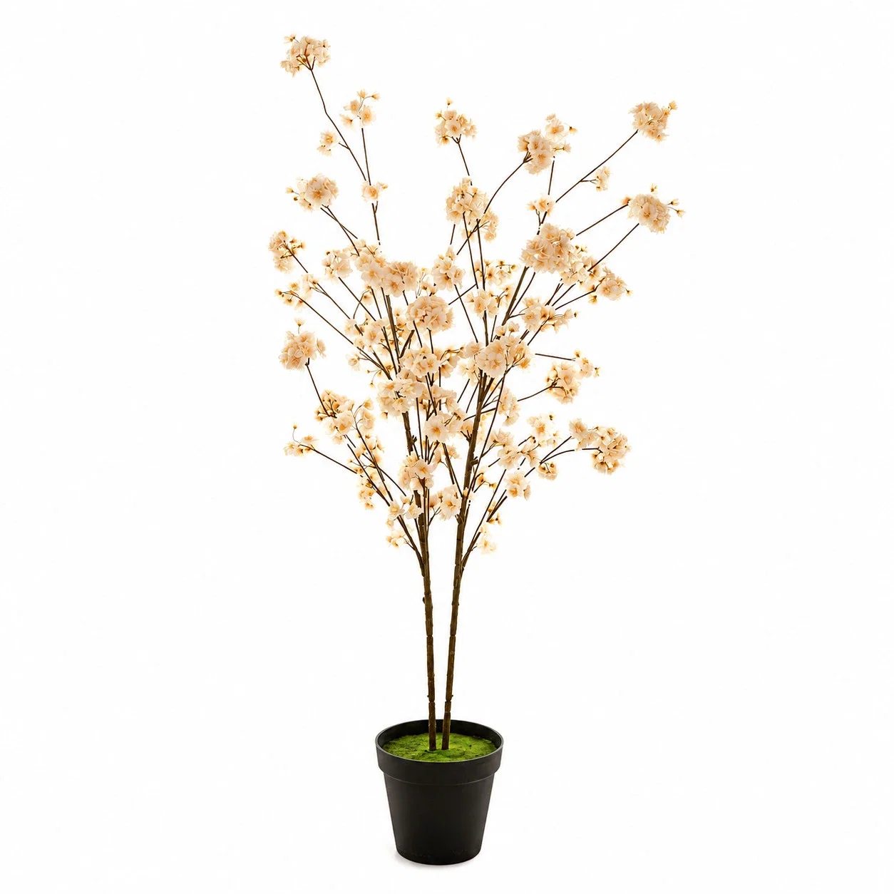 Kunst bloesem prunus boom beige 165 cm Kunst bloesem prunus boom beige 165 cm