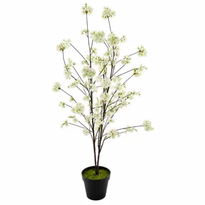 Kunst bloesem prunus boom wit 165 cm