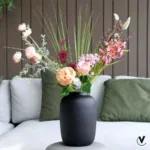 Vaas Artic XS matte black Ø17 x H24 cm