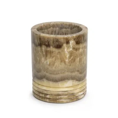 Windlicht Sandal onyx L Ø14x17cm