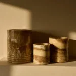 Windlicht Sandal onyx M Ø11x13cm (3)