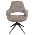 Eetkamerstoel Jill - Taupe 170 - Afbeelding 5