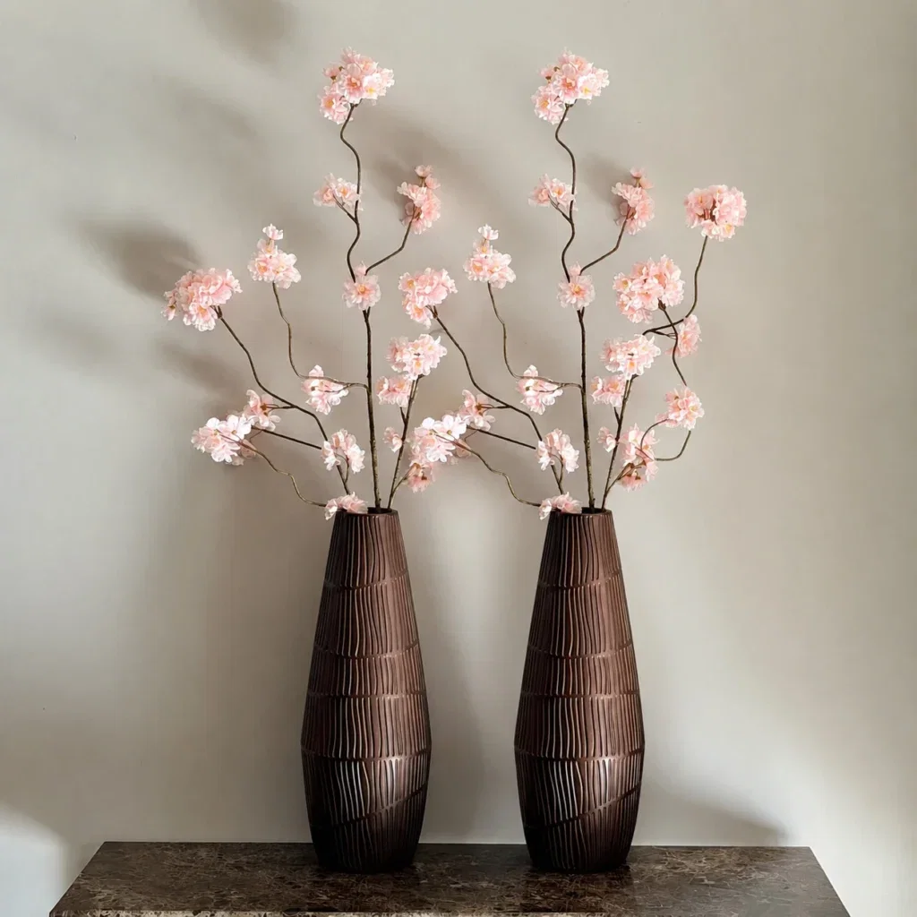 Vensterbank decoratie of side table set brons
