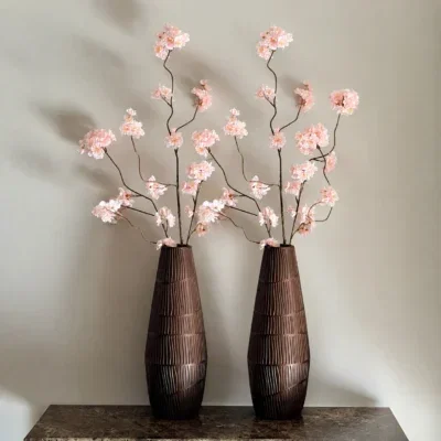 Vensterbank decoratie of side table set brons