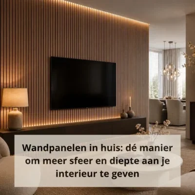 Wandpanelen in huis: dé manier om meer sfeer en diepte aan je interieur te geven