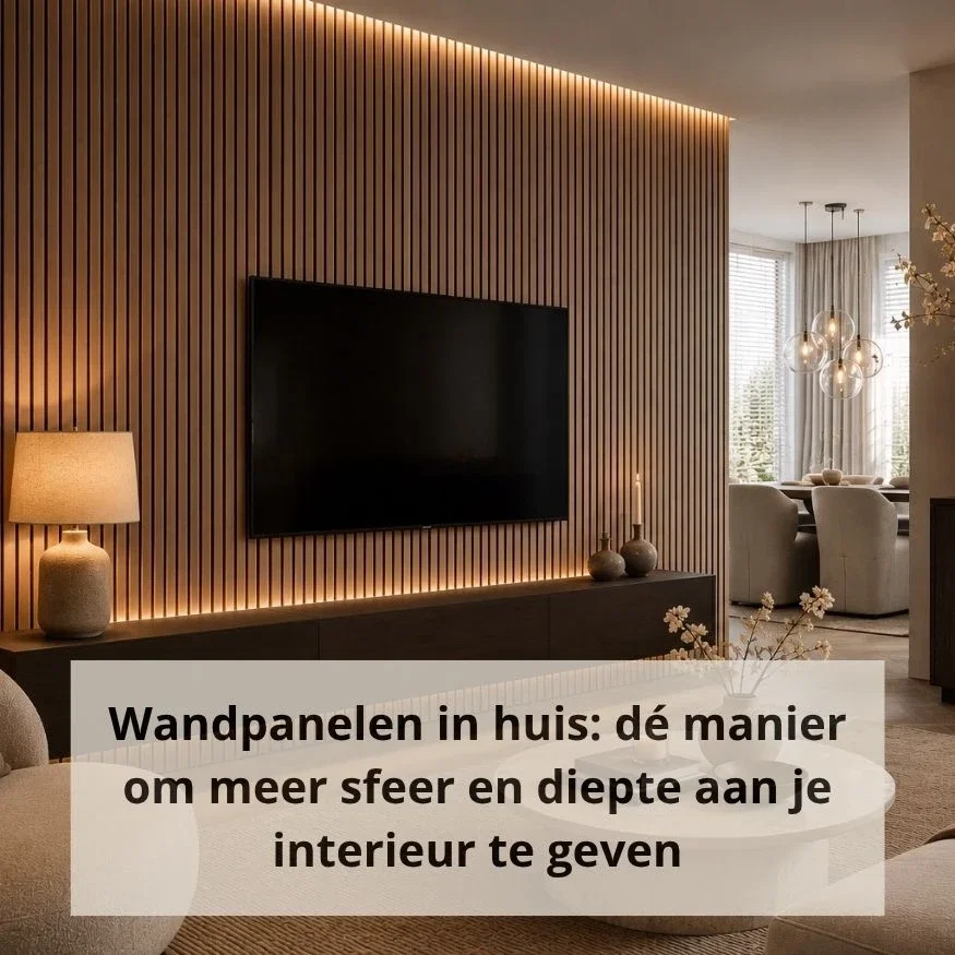 Wandpanelen in huis: dé manier om meer sfeer en diepte aan je interieur te geven