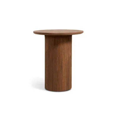 Bijzettafel Nora - Ø40cm Walnoot