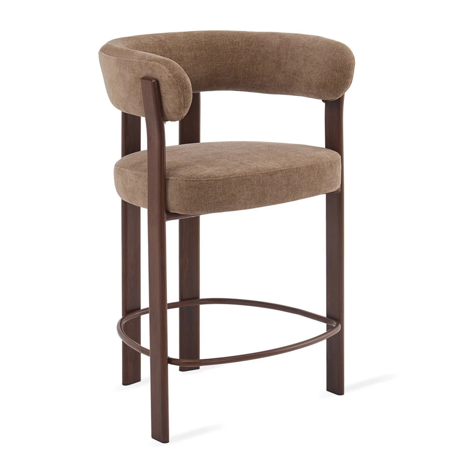 1-9-scaled-1.webp Barkruk Rose - Taupe met Armleuning - Afbeelding 1